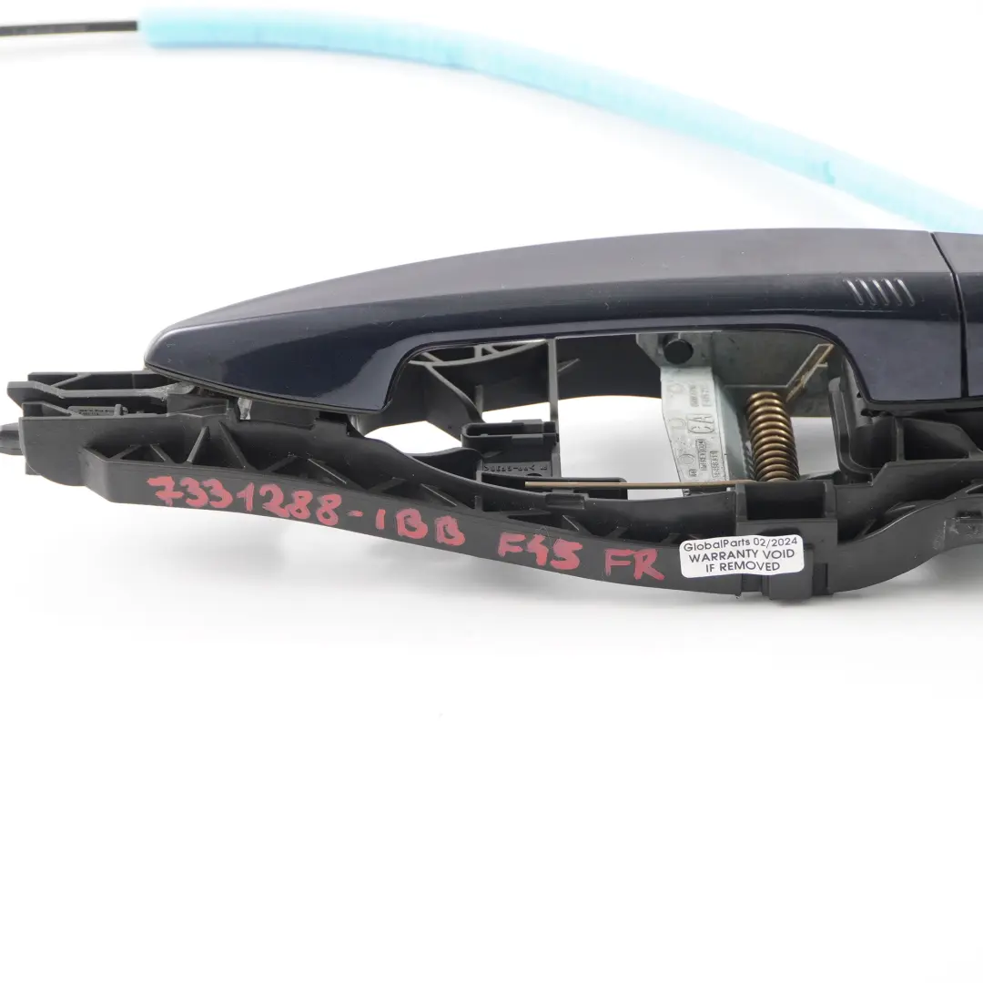 BMW F45 Door Handle Grab Outside Front Right O/S Imperial Blue Metallic A89 - SKU rhd-7331288-IBB - Part number 7331288