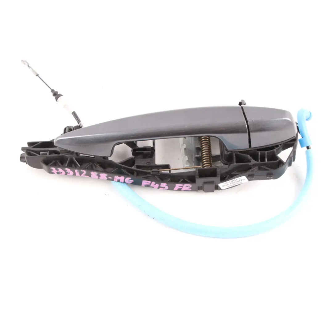 BMW F45 Door Handle Grab Outside Front Right O/S Mineralgrau Grey Metallic B39 - SKU rhd-7331288-MG - Part number 7331288