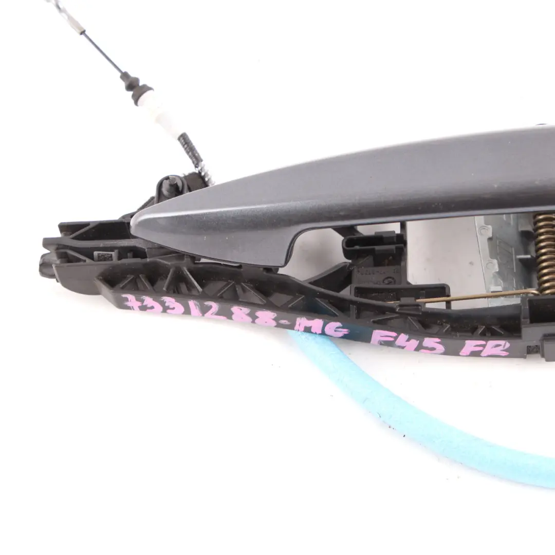 Door Handle Grab Outside Front Right O/S Mineralgrau Grey Metallic B39 to BMW F45 with Part number 7331288 BMW F45 Door Handle Grab Outside Front Right O/S Mineralgrau Grey Metallic B39 - SKU rhd-7331288-MG - Part number 7331288