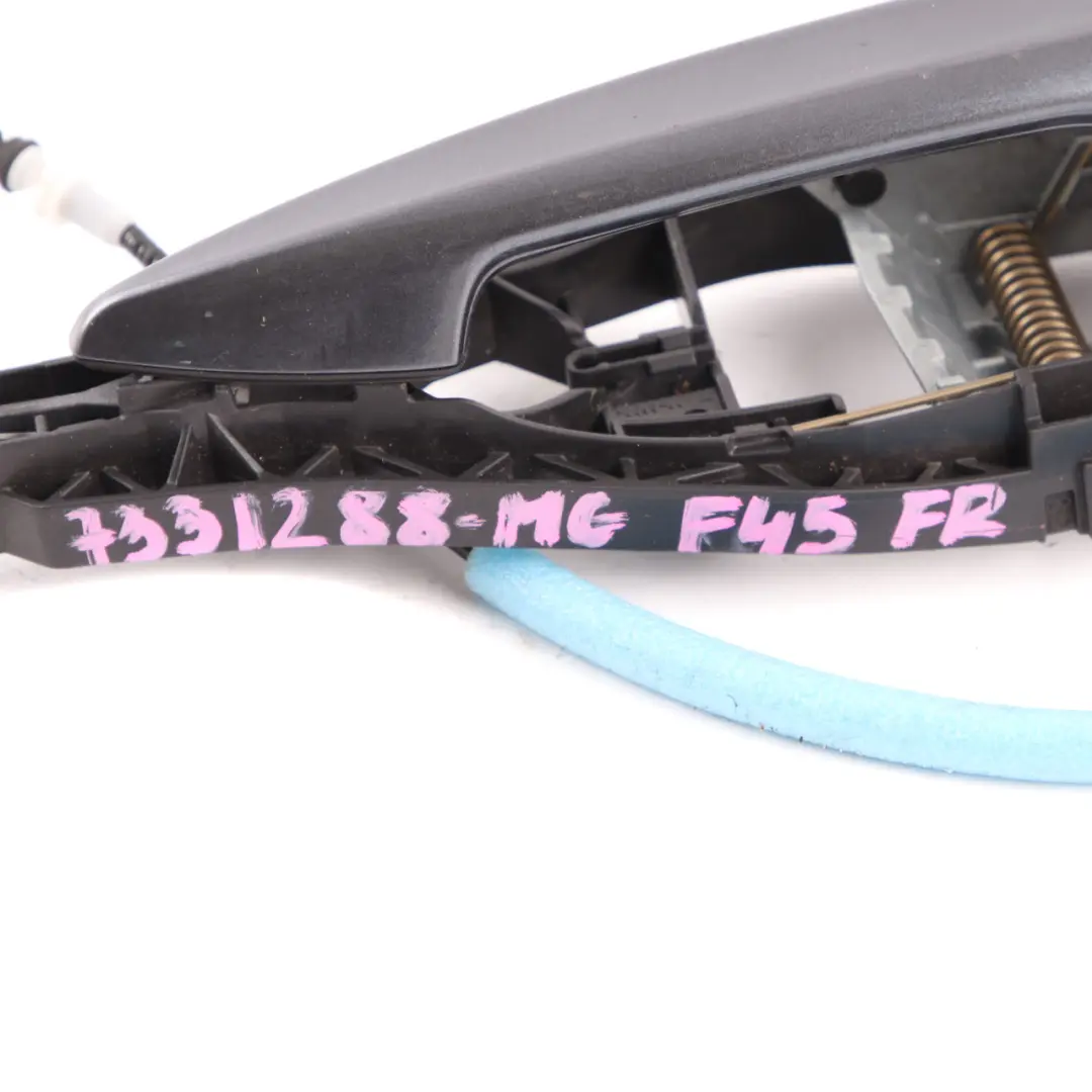 BMW F45 Door Handle Grab Outside Front Right O/S Mineralgrau Grey Metallic B39 - SKU rhd-7331288-MG - Part number 7331288