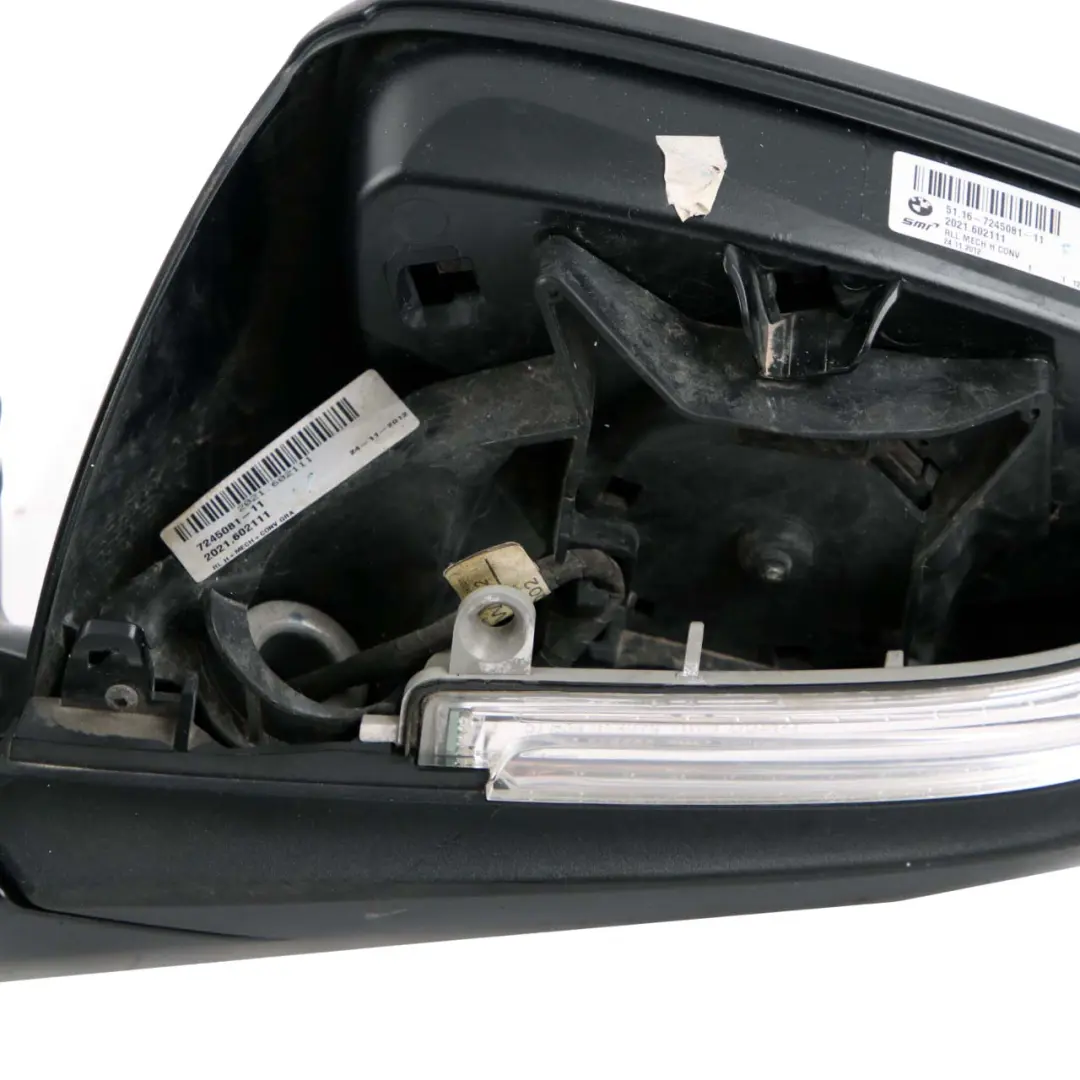 Wing Mirror BMW F30 F31 Base Outside Heated Left N/S Indicator Glass to with Part number 7345655 Wing Mirror BMW F30 F31 Base Outside Heated Left N/S Indicator Glass - SKU rhd-7345655-1 - Part number 7345655