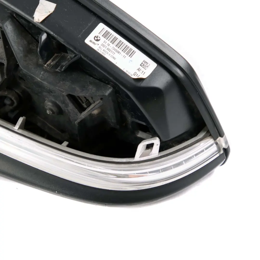 Wing Mirror BMW F30 F31 Base Outside Heated Left N/S Indicator Glass to with Part number 7345655 Wing Mirror BMW F30 F31 Base Outside Heated Left N/S Indicator Glass - SKU rhd-7345655-1 - Part number 7345655