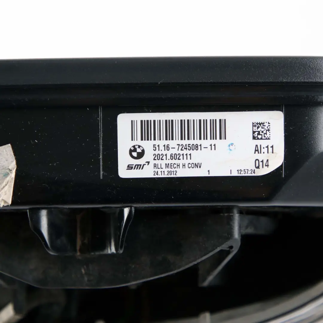 Wing Mirror BMW F30 F31 Base Outside Heated Left N/S Indicator Glass to with Part number 7345655 Wing Mirror BMW F30 F31 Base Outside Heated Left N/S Indicator Glass - SKU rhd-7345655-1 - Part number 7345655