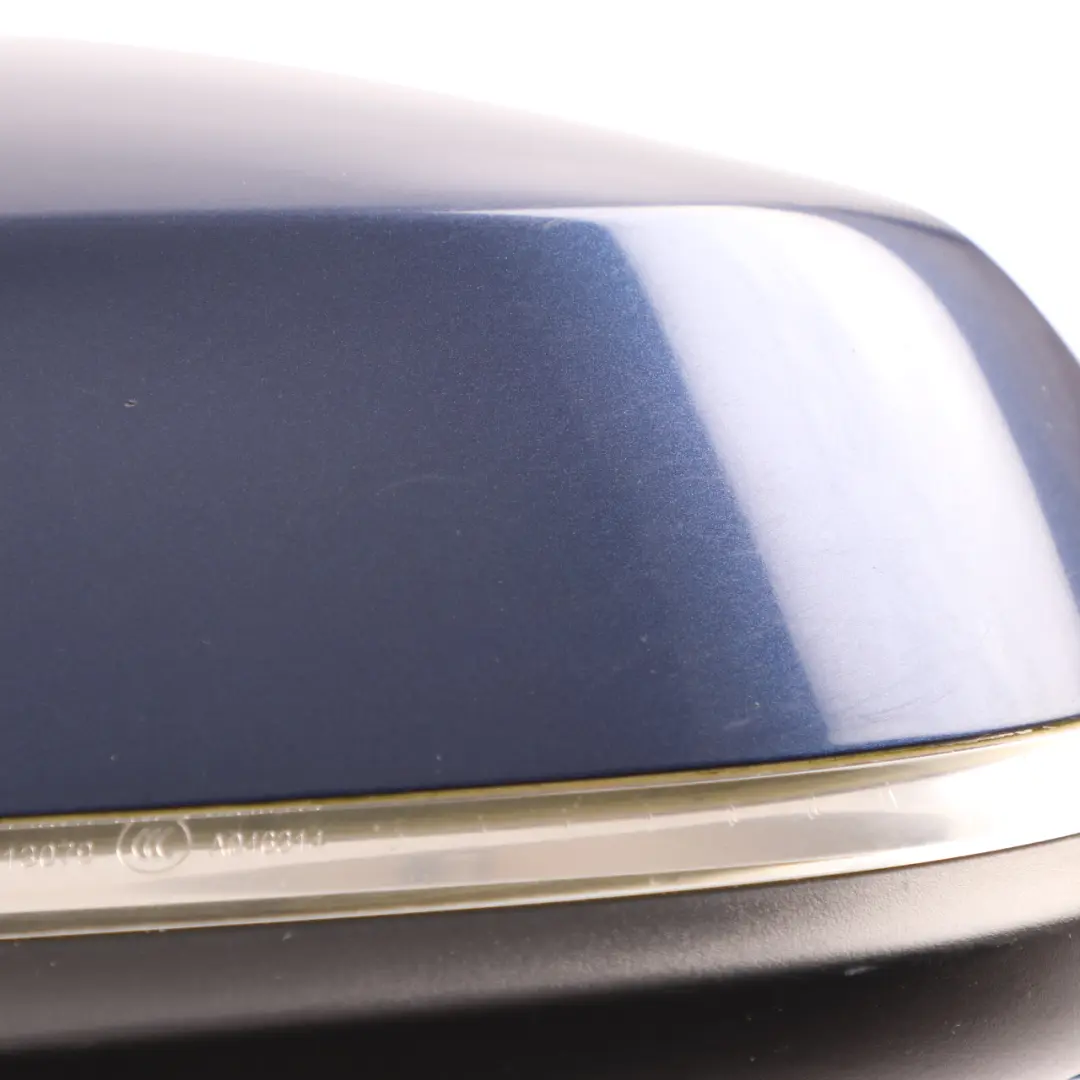 Wing Mirror BMW F30 F31 Heated Door Left N/S 6 Pin Mediterran Blue Metallic C10 to with Part number 7345655 Wing Mirror BMW F30 F31 Heated Door Left N/S 6 Pin Mediterran Blue Metallic C10 - SKU rhd-7345655-MED - Part number 7345655