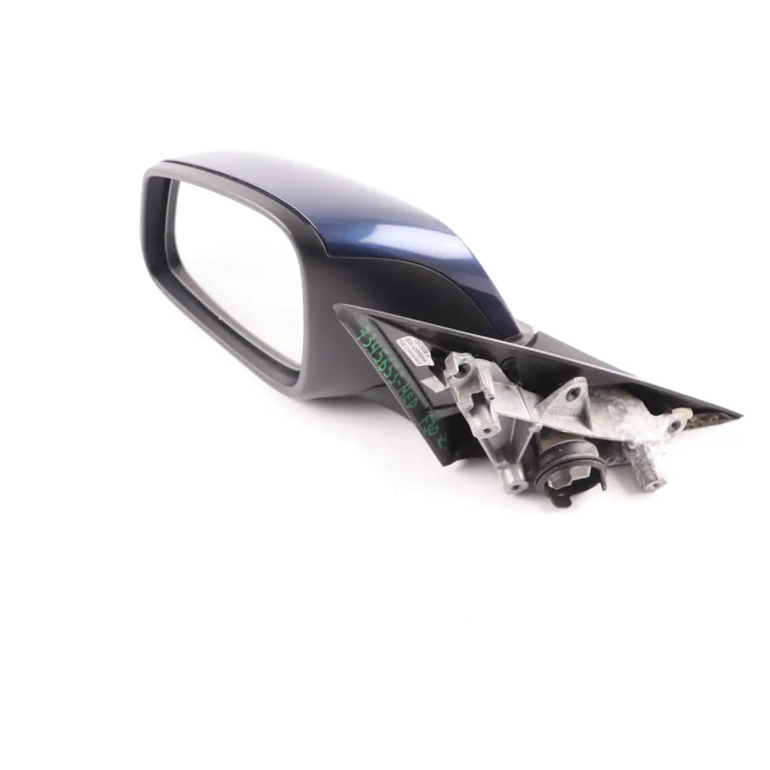 Wing Mirror BMW F30 F31 Heated Door Left N/S 6 Pin Mediterran Blue Metallic C10 to with Part number 7345655 Wing Mirror BMW F30 F31 Heated Door Left N/S 6 Pin Mediterran Blue Metallic C10 - SKU rhd-7345655-MED - Part number 7345655