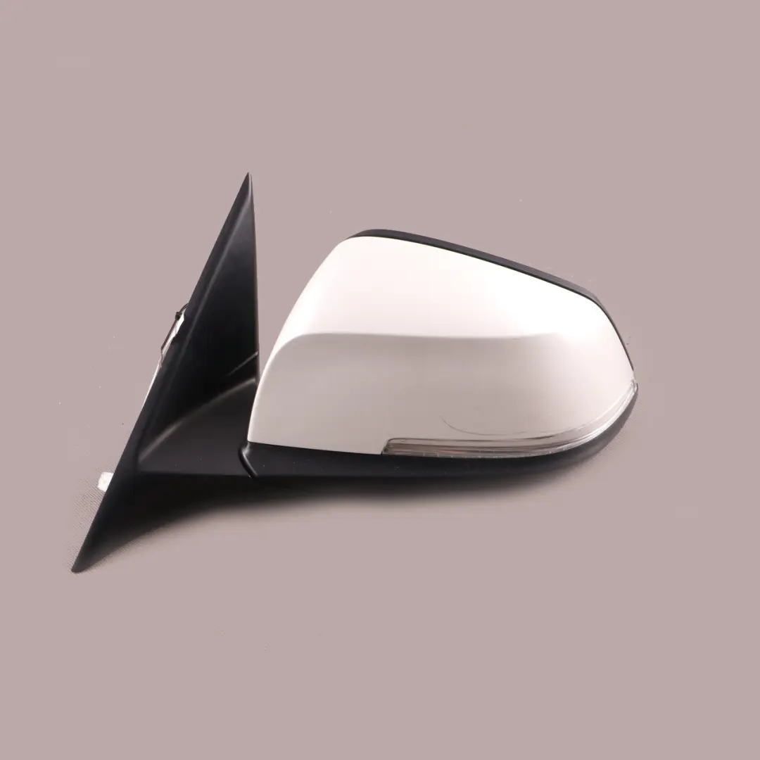  Wing Mirror BMW F30 F31 Heated Door Left N/S 6 Pins Mineral White - A96 - SKU rhd-7345655-MW1 - Part number 7345655