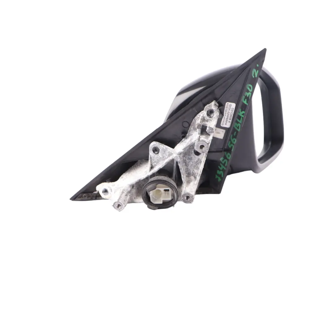 Wing Mirror BMW F30 F31 Heated Door Right O/S Black 6 Pins - SKU rhd-7345656-BLK - Part number 7345656