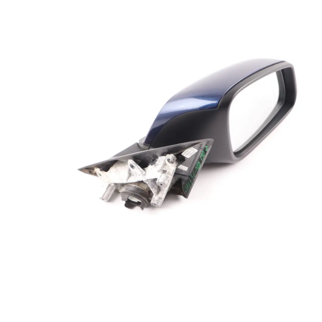 Wing Mirror BMW F30 F31 Heated Door Right O/S 6 Pin Mediterran Blue Metallic C10 to with Part number 7345656 Wing Mirror BMW F30 F31 Heated Door Right O/S 6 Pin Mediterran Blue Metallic C10 - SKU rhd-7345656-MED - Part number 7345656