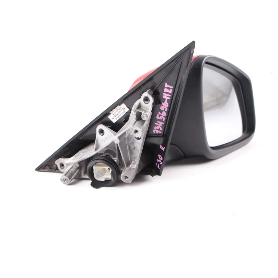  Wing Mirror BMW F30 F31 Heated Door Right O/S Melbourne Red Metallic - A75 - SKU rhd-7345656-MRT - Part number 7345656