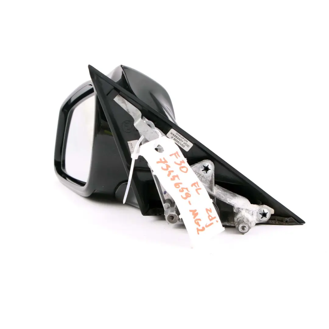  Wing Mirror BMW F30 F31 High Gloss M Sport Heated Left N/S Door Black - SKU rhd-7345659-BLK - Part number 7345659