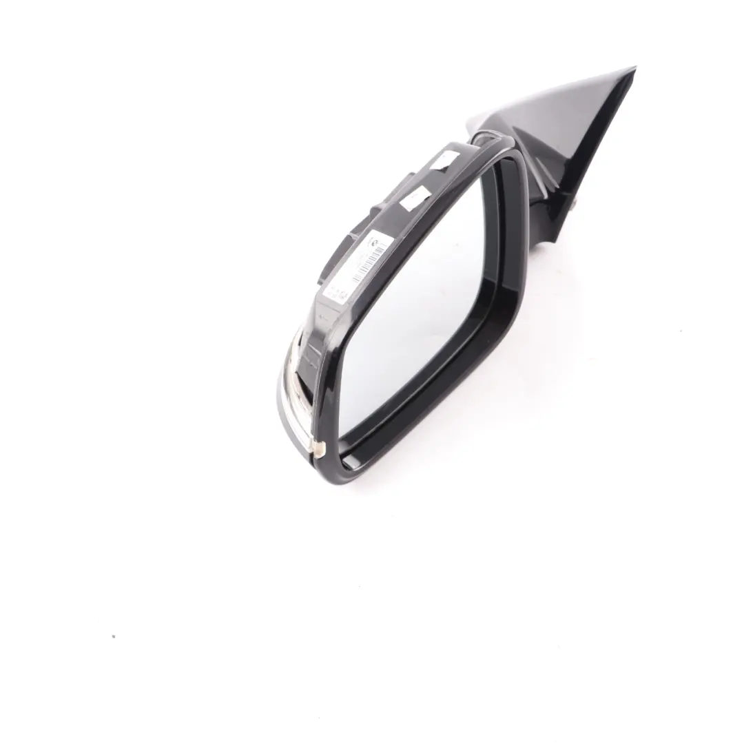 Wing Mirror BMW F30 F31 High Gloss Heated Left N/S Black Sapphire Metallic 475 - SKU rhd-7345659-BS2 - Part number 7345659