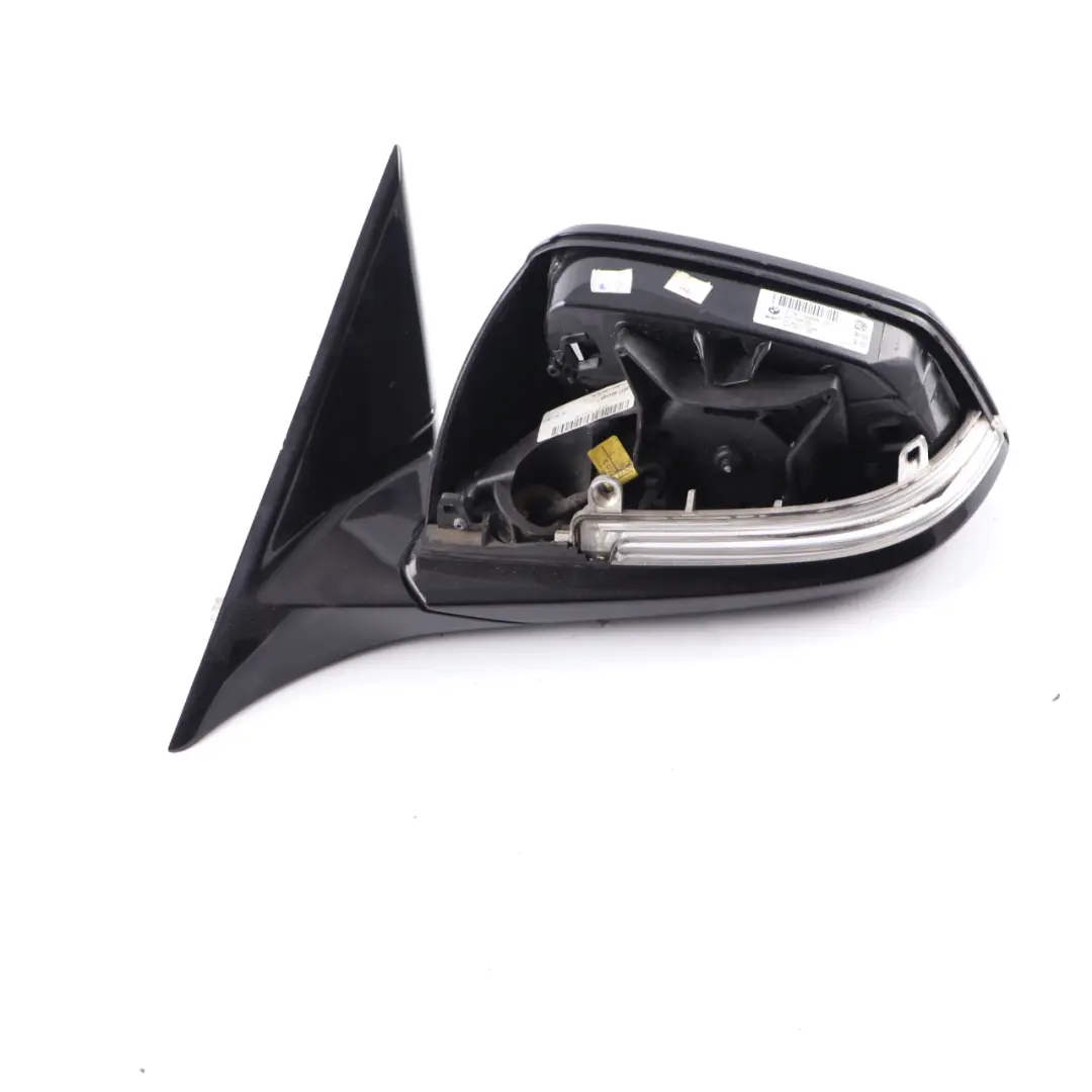  Wing Mirror BMW F30 F31 High Gloss Heated Left N/S Black Sapphire Metallic 475 - SKU rhd-7345659-BS2 - Part number 7345659