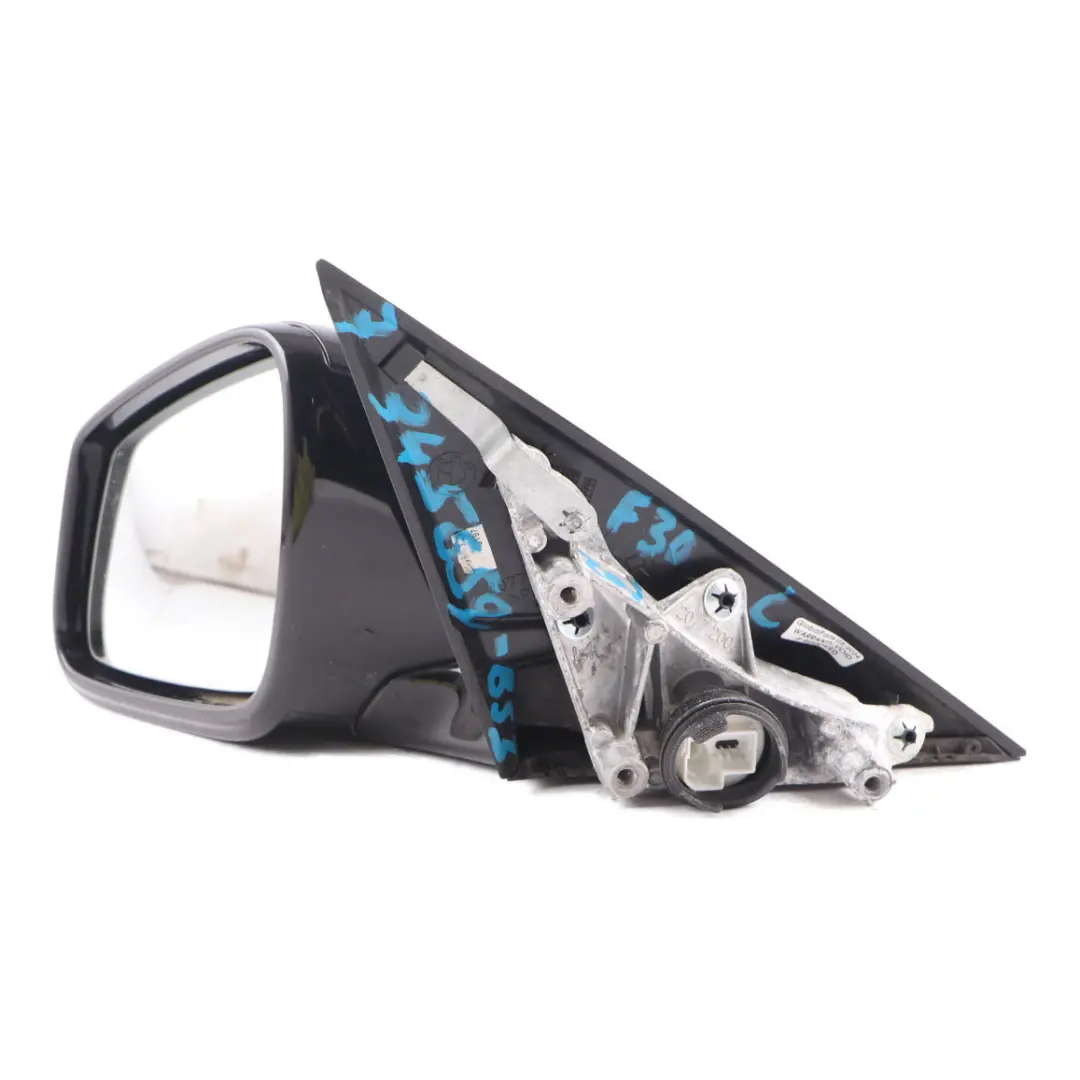 Wing Mirror BMW F30 F31 High Gloss Heated Left N/S Black Sapphire Metallic 475 to with Part number 7345659 Wing Mirror BMW F30 F31 High Gloss Heated Left N/S Black Sapphire Metallic 475 - SKU rhd-7345659-BS3 - Part number 7345659