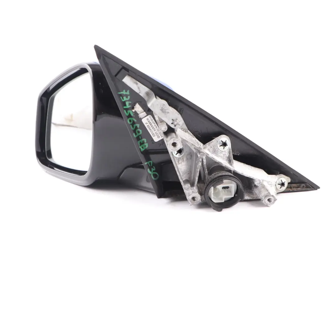  Wing Mirror BMW F30 F31 High Gloss Heated Left N/S Estorilblau Estoril Blue B45 - SKU rhd-7345659-EB - Part number 7345659