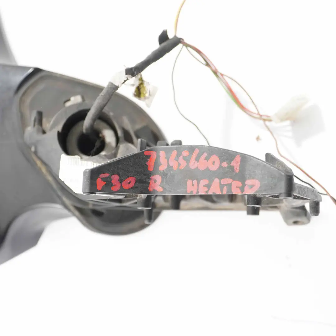 Wing Mirror Base BMW F30 F31 Outside Heated Door Right O/S 6 Pins Carrier Mount to with Part number 7345660 Wing Mirror Base BMW F30 F31 Outside Heated Door Right O/S 6 Pins Carrier Mount - SKU rhd-7345660-1 - Part number 7345660