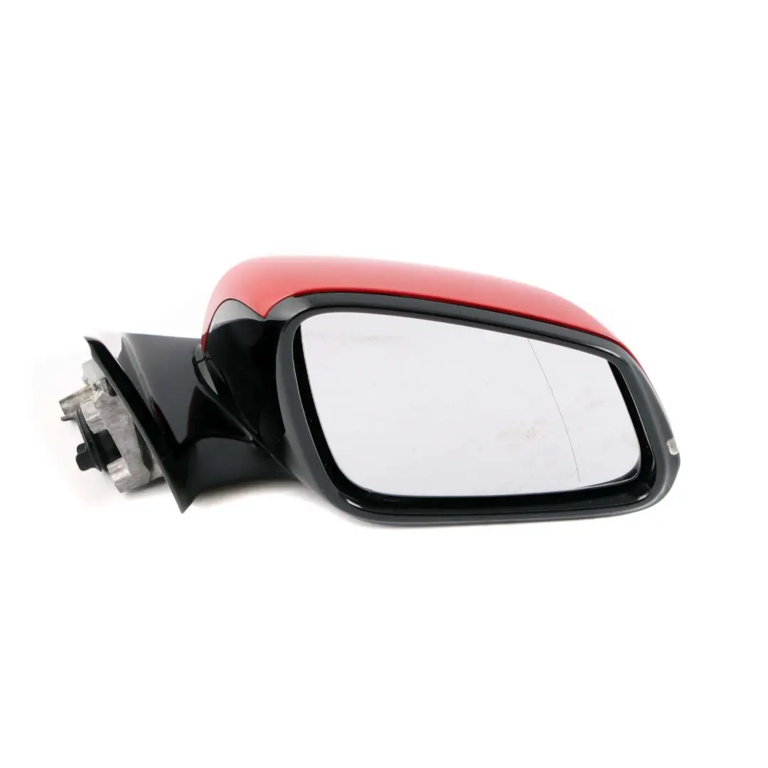 High Gloss Heated Right Wing Mirror O/S Melbourne Red A75 to BMW 3 F30 F31 LCI with Part number 7345668 BMW 3 F30 F31 LCI High Gloss Heated Right Wing Mirror O/S Melbourne Red A75 - SKU rhd-7345668-MRT - Part number 7345668