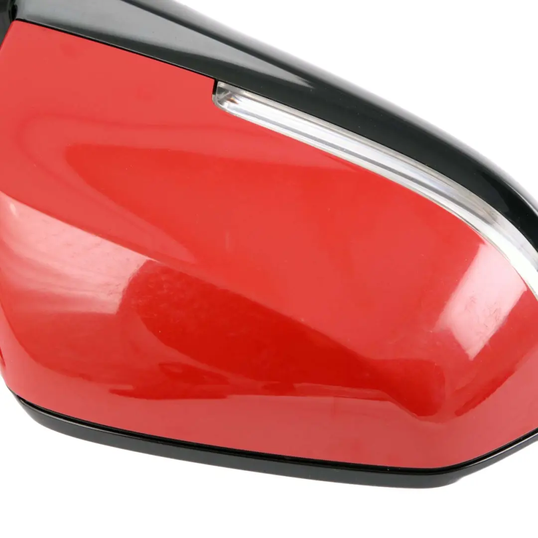 BMW 3 F30 F31 LCI High Gloss Heated Right Wing Mirror O/S Melbourne Red A75 - SKU rhd-7345668-MRT - Part number 7345668