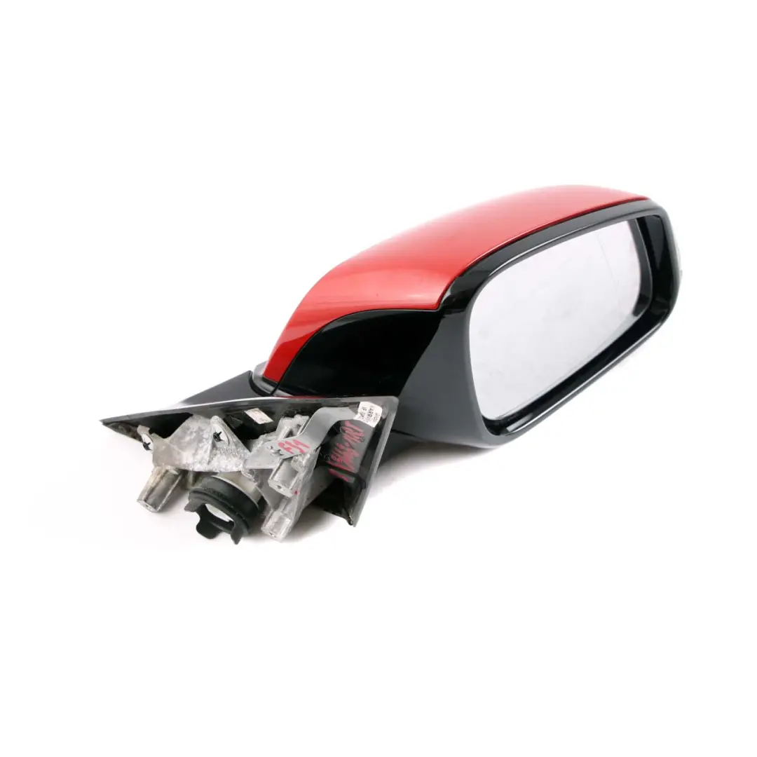 High Gloss Heated Right Wing Mirror O/S Melbourne Red A75 to BMW 3 F30 F31 LCI with Part number 7345668 BMW 3 F30 F31 LCI High Gloss Heated Right Wing Mirror O/S Melbourne Red A75 - SKU rhd-7345668-MRT - Part number 7345668