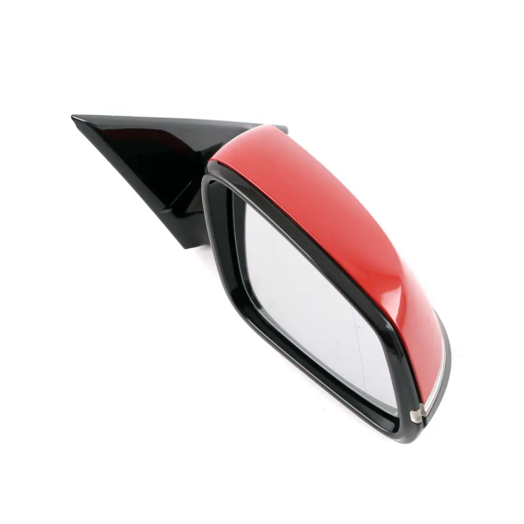 High Gloss Heated Right Wing Mirror O/S Melbourne Red A75 to BMW 3 F30 F31 LCI with Part number 7345668 BMW 3 F30 F31 LCI High Gloss Heated Right Wing Mirror O/S Melbourne Red A75 - SKU rhd-7345668-MRT - Part number 7345668
