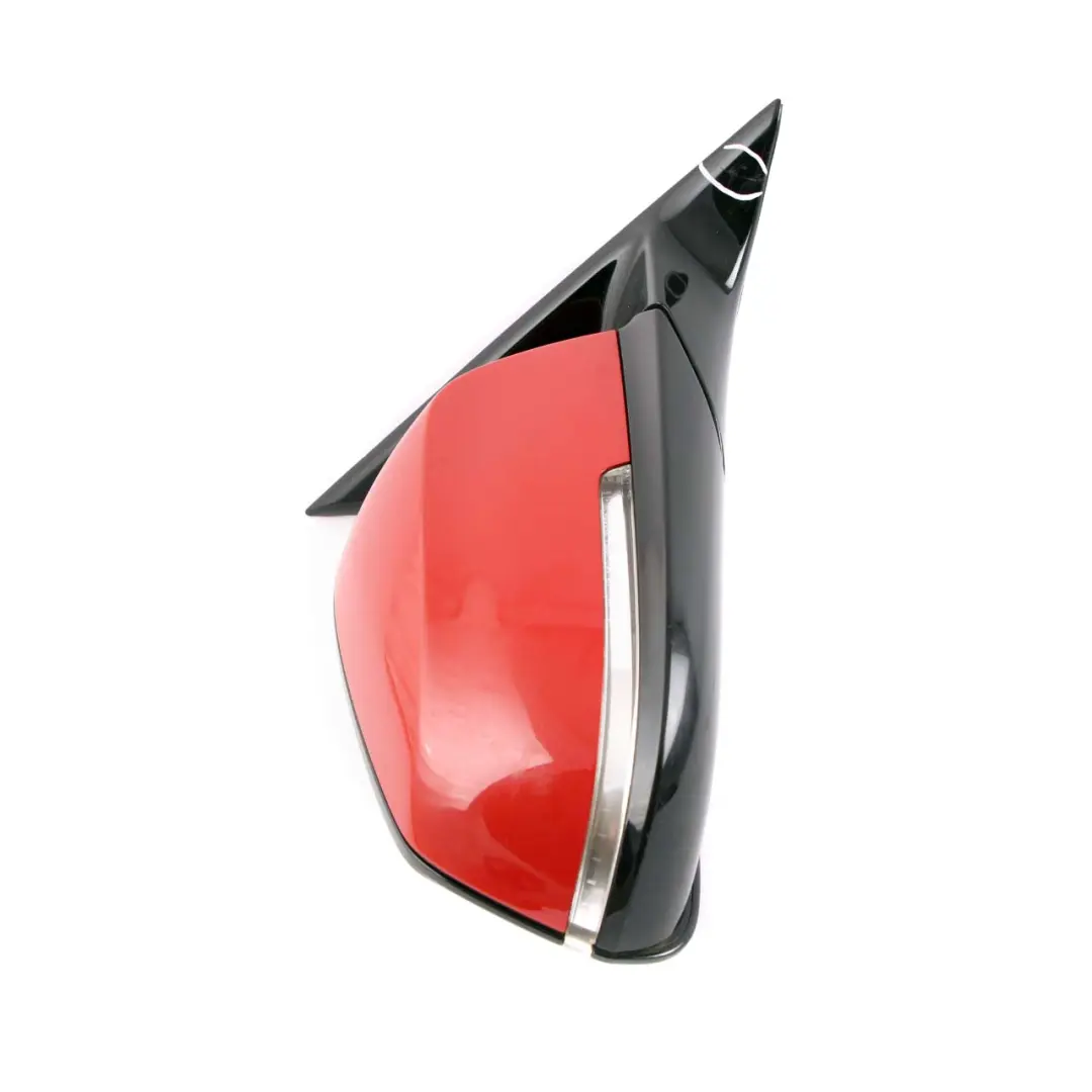 BMW 3 F30 F31 LCI High Gloss Heated Right Wing Mirror O/S Melbourne Red A75 - SKU rhd-7345668-MRT - Part number 7345668
