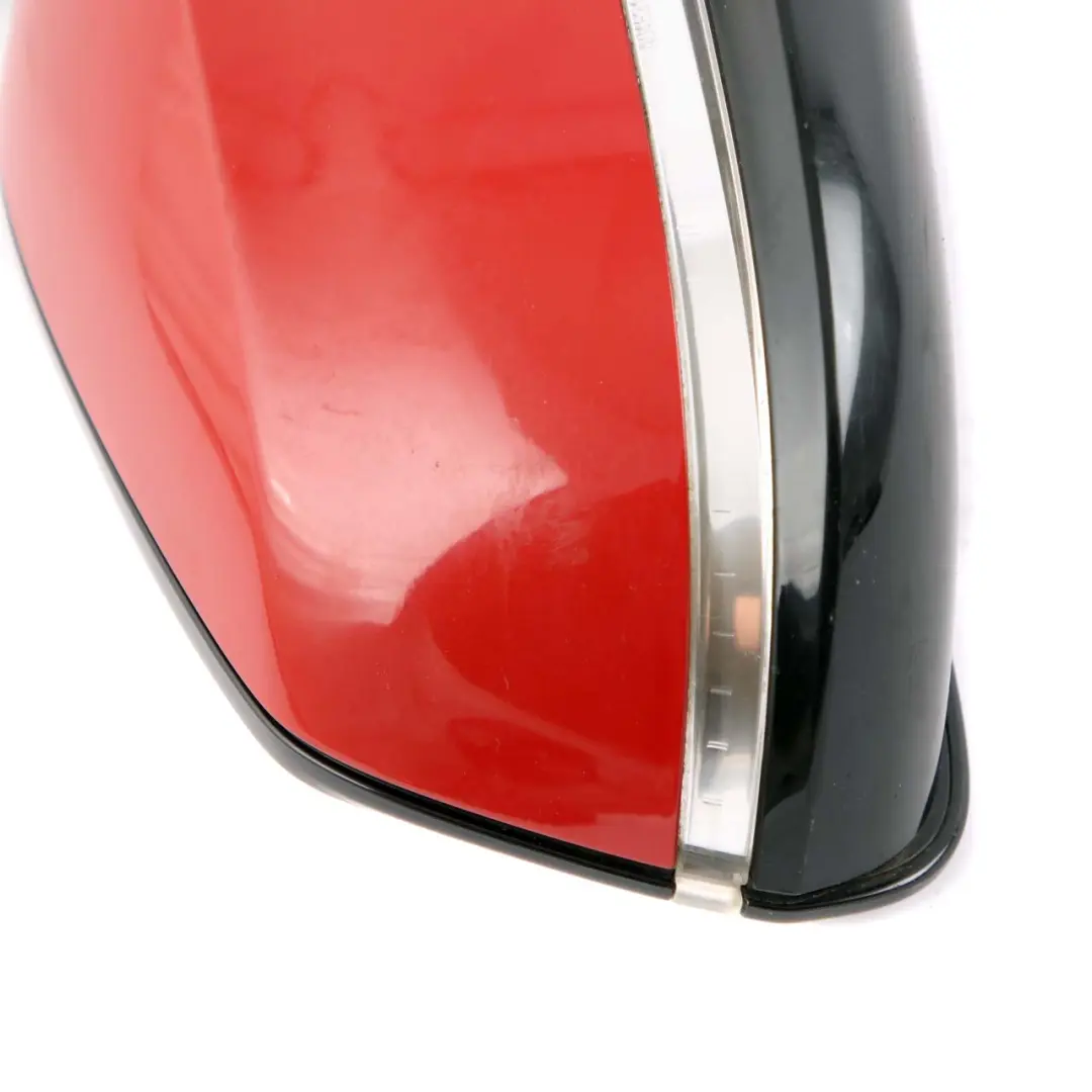 BMW 3 F30 F31 LCI High Gloss Heated Right Wing Mirror O/S Melbourne Red A75 - SKU rhd-7345668-MRT - Part number 7345668