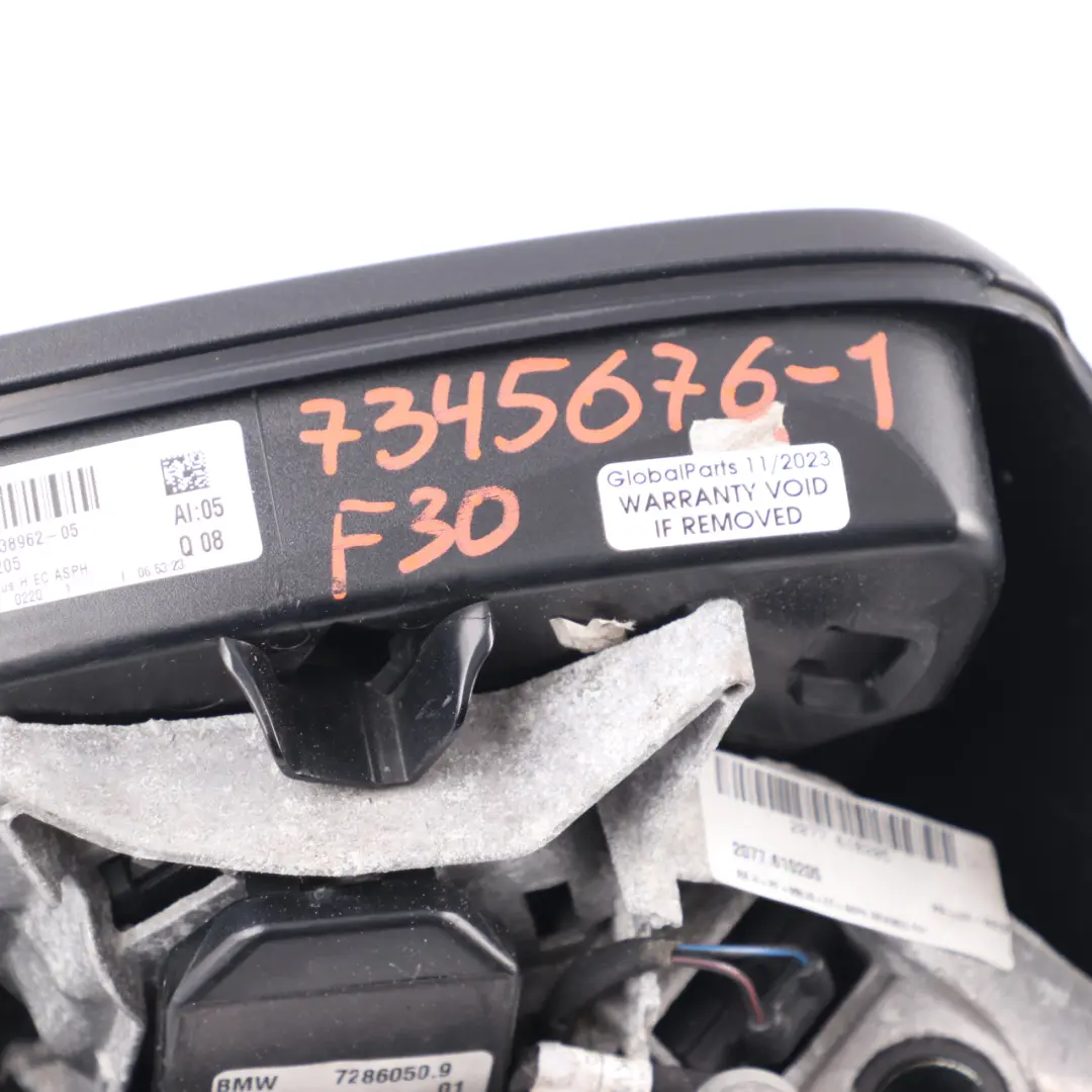 Wing Mirror BMW F30 F31 Auto Dip Heated Right O/S Door 5 Pins Outside to with Part number 7345676 Wing Mirror BMW F30 F31 Auto Dip Heated Right O/S Door 5 Pins Outside - SKU rhd-7345676-1 - Part number 7345676