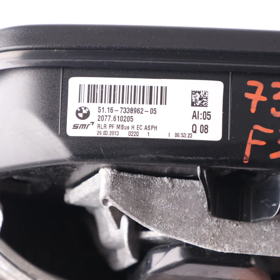 Wing Mirror BMW F30 F31 Auto Dip Heated Right O/S Door 5 Pins Outside to with Part number 7345676 Wing Mirror BMW F30 F31 Auto Dip Heated Right O/S Door 5 Pins Outside - SKU rhd-7345676-1 - Part number 7345676