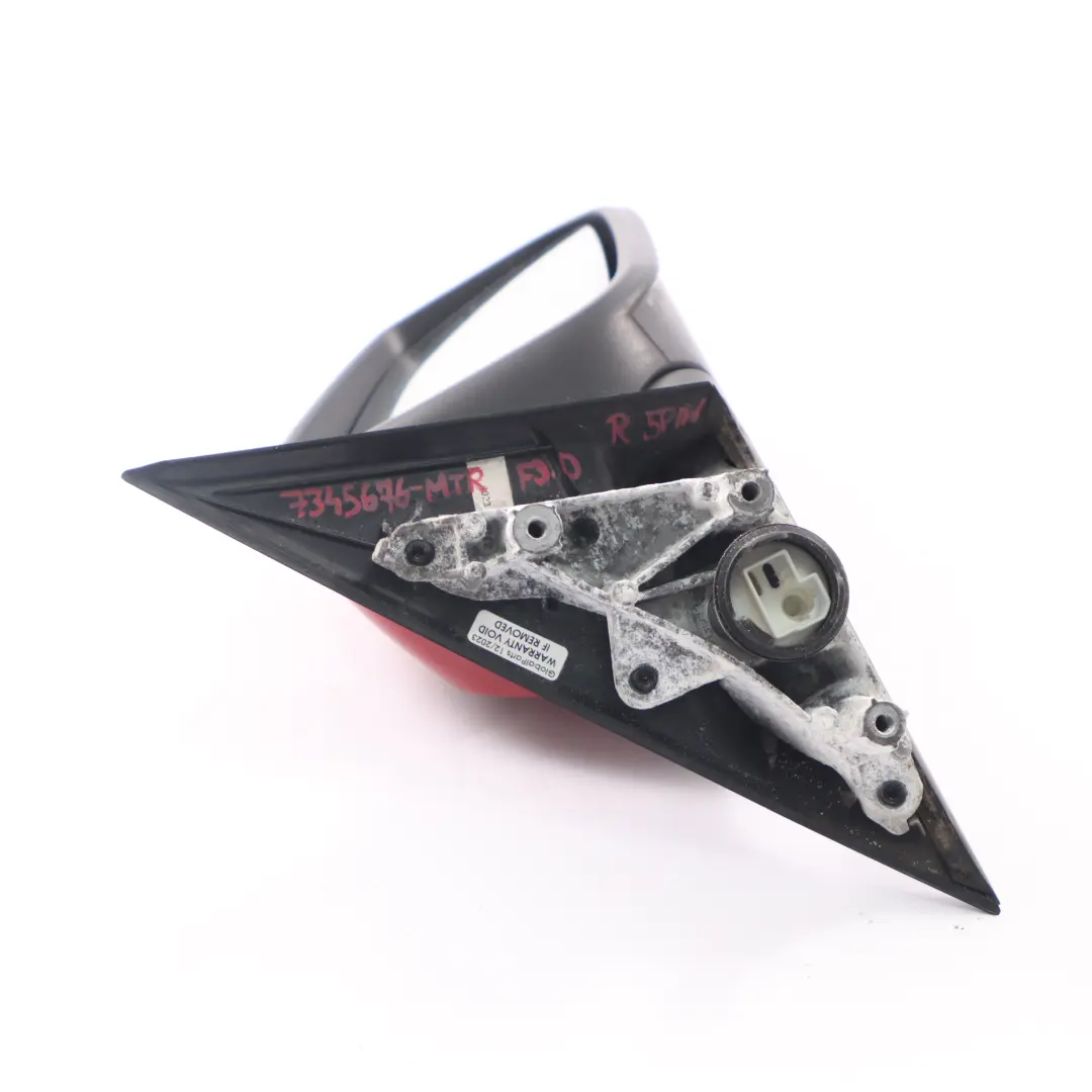 Wing Mirror BMW F30 F31 Auto Dip Heated Right O/S Door 5 Pins Melbourne Red A75 to with Part number 7345676 Wing Mirror BMW F30 F31 Auto Dip Heated Right O/S Door 5 Pins Melbourne Red A75 - SKU rhd-7345676-MRT - Part number 7345676