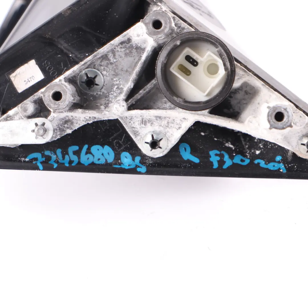 Wing Mirror BMW F30 F31 M Sport High Gloss Heated Door Right O/S Outside 5 Pins to with Part number 7345680 Wing Mirror BMW F30 F31 M Sport High Gloss Heated Door Right O/S Outside 5 Pins - SKU rhd-7345680-1 - Part number 7345680