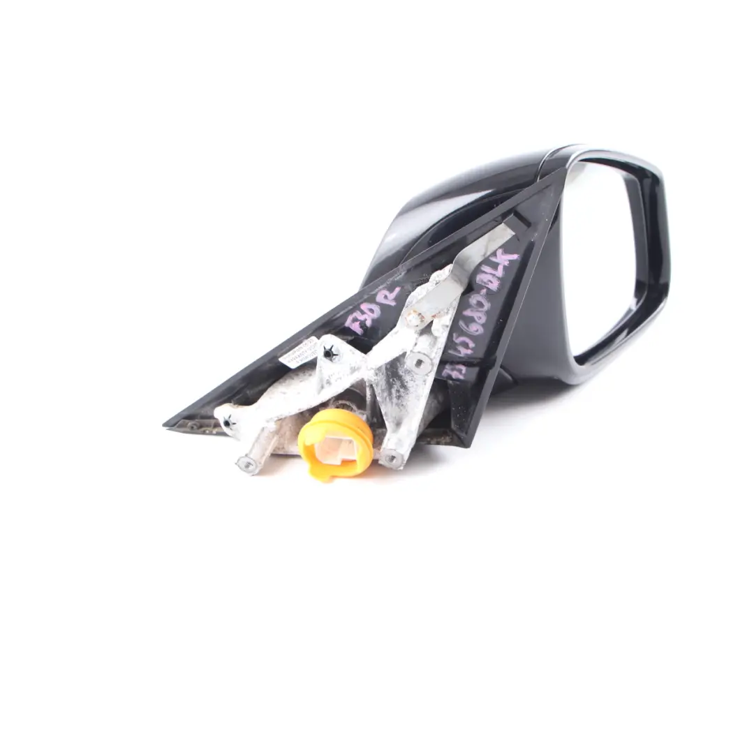  Wing Mirror BMW F30 F31 M Sport High Gloss Heated Right O/S Black 5 Pins - SKU rhd-7345680-BLK - Part number 7345680