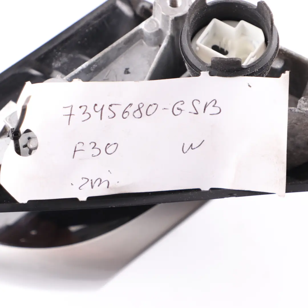 Wing Mirror BMW F30 F31 M Sport High Gloss Heated Right O/S Glacier Silver A83 to with Part number 7345680 Wing Mirror BMW F30 F31 M Sport High Gloss Heated Right O/S Glacier Silver A83 - SKU rhd-7345680-GSB - Part number 7345680