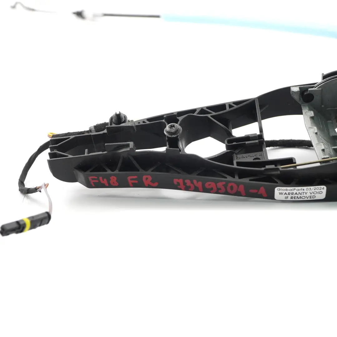 Door Handle Grab Base Carrier Outside Door Front Right O/S to BMW X1 F48 with Part number 7349501 BMW X1 F48 Door Handle Grab Base Carrier Outside Door Front Right O/S - SKU rhd-7349501-1 - Part number 7349501