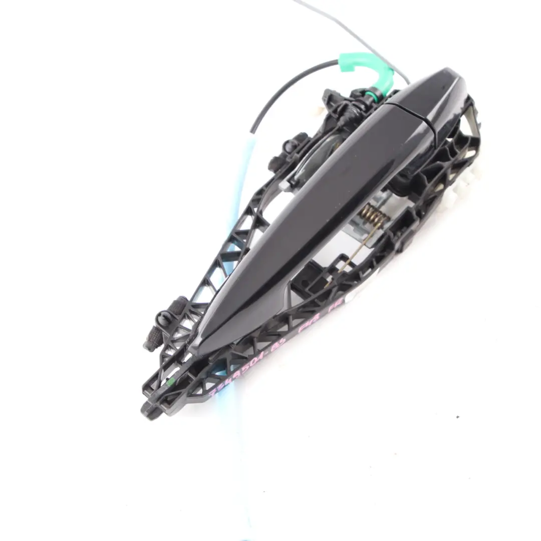 BMW X1 F48 Door Handle Grab Outside Front Right O/S Black Sapphire Metallic 475 - SKU rhd-7349501-BS - Part number 7349501