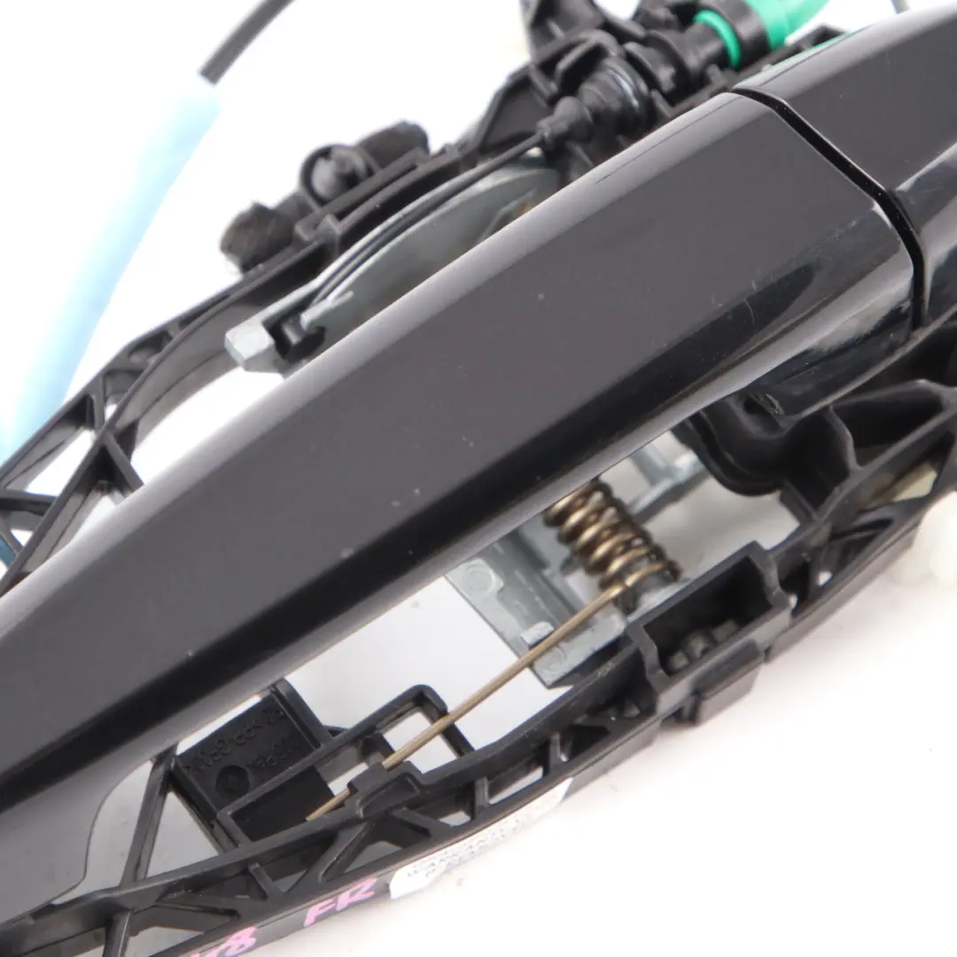 BMW X1 F48 Door Handle Grab Outside Front Right O/S Black Sapphire Metallic 475 - SKU rhd-7349501-BS - Part number 7349501