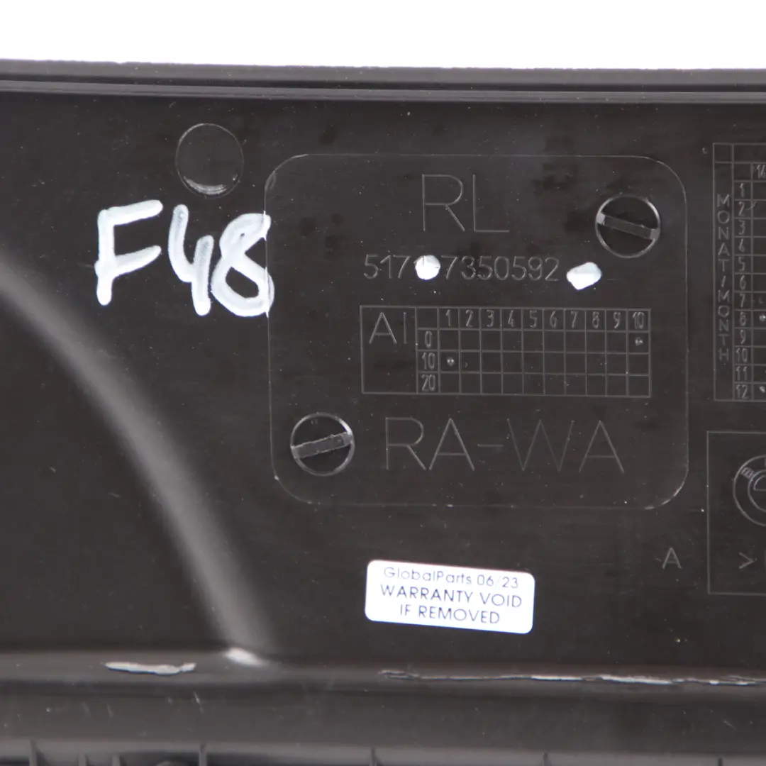 Windscreen Scuttle BMW X1 F48 Panel Cover Front Windshield Trim to with Part number 7350592 Windscreen Scuttle BMW X1 F48 Panel Cover Front Windshield Trim - SKU rhd-7350592 - Part number 7350592