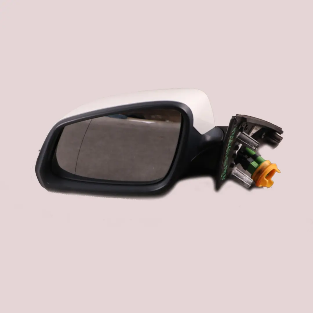 Wing Mirror Heated Left N/S Door Alpine White - 300 to BMW F10 F11 LCI with Part number 7350641 BMW F10 F11 LCI Wing Mirror Heated Left N/S Door Alpine White - 300 - SKU rhd-7350641-AW - Part number 7350641