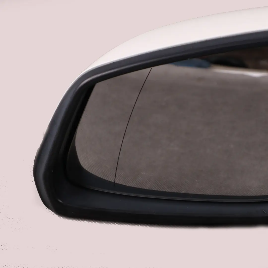 Wing Mirror Heated Left N/S Door Alpine White - 300 to BMW F10 F11 LCI with Part number 7350641 BMW F10 F11 LCI Wing Mirror Heated Left N/S Door Alpine White - 300 - SKU rhd-7350641-AW - Part number 7350641