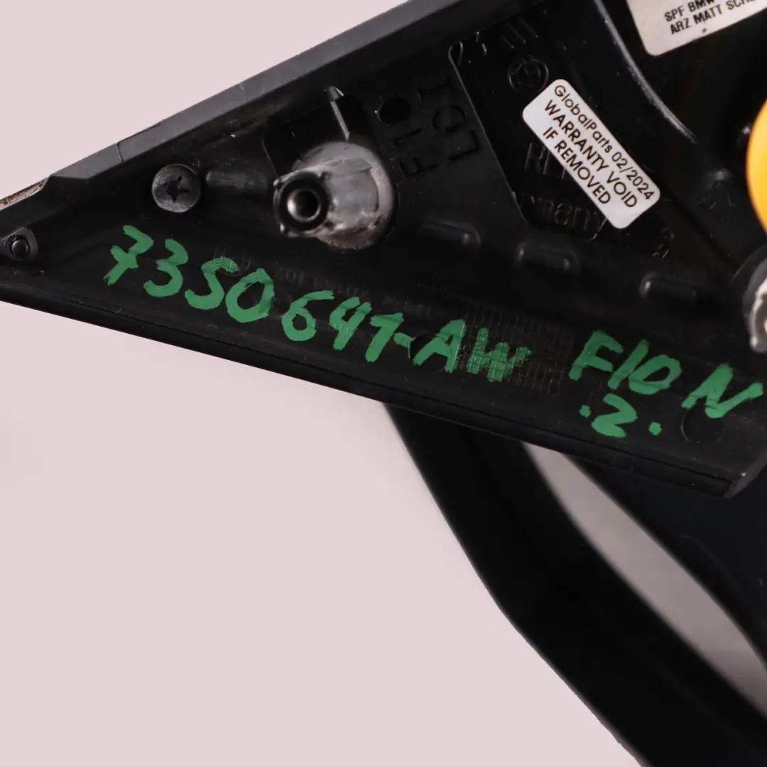 Wing Mirror Heated Left N/S Door Alpine White - 300 to BMW F10 F11 LCI with Part number 7350641 BMW F10 F11 LCI Wing Mirror Heated Left N/S Door Alpine White - 300 - SKU rhd-7350641-AW - Part number 7350641