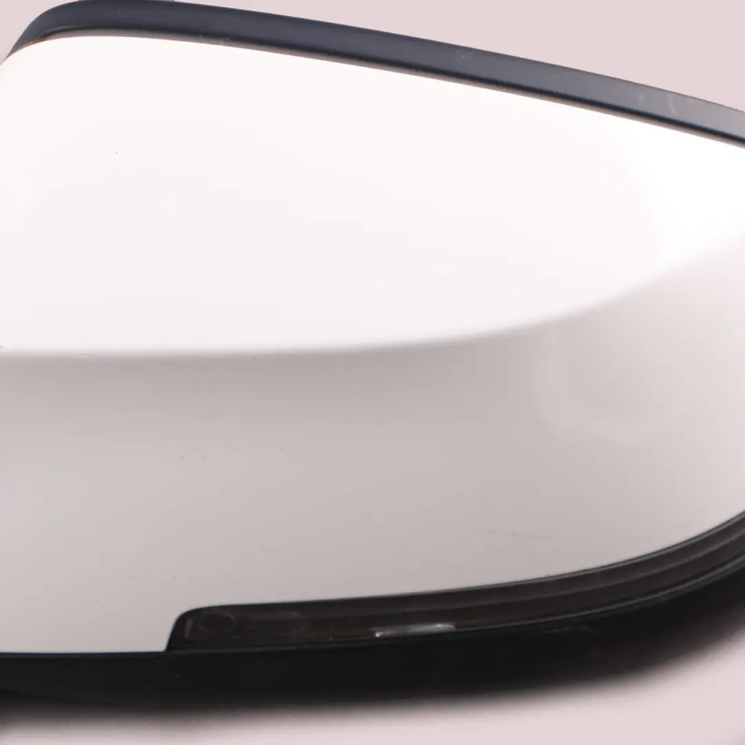 Wing Mirror Heated Left N/S Door Alpine White - 300 to BMW F10 F11 LCI with Part number 7350641 BMW F10 F11 LCI Wing Mirror Heated Left N/S Door Alpine White - 300 - SKU rhd-7350641-AW - Part number 7350641