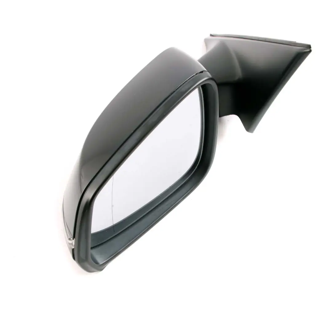BMW 5 Series F10 F11 Heated Left Wing Mirror N/S Black Sapphire Metallic 475 - SKU rhd-7350641-BS - Part number 7350641