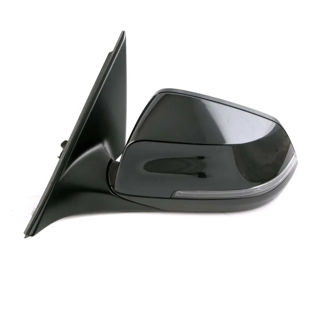 Heated Left Wing Mirror N/S Black Sapphire Metallic 475 to BMW 5 Series F10 F11 with Part number 7350641 BMW 5 Series F10 F11 Heated Left Wing Mirror N/S Black Sapphire Metallic 475 - SKU rhd-7350641-BS - Part number 7350641