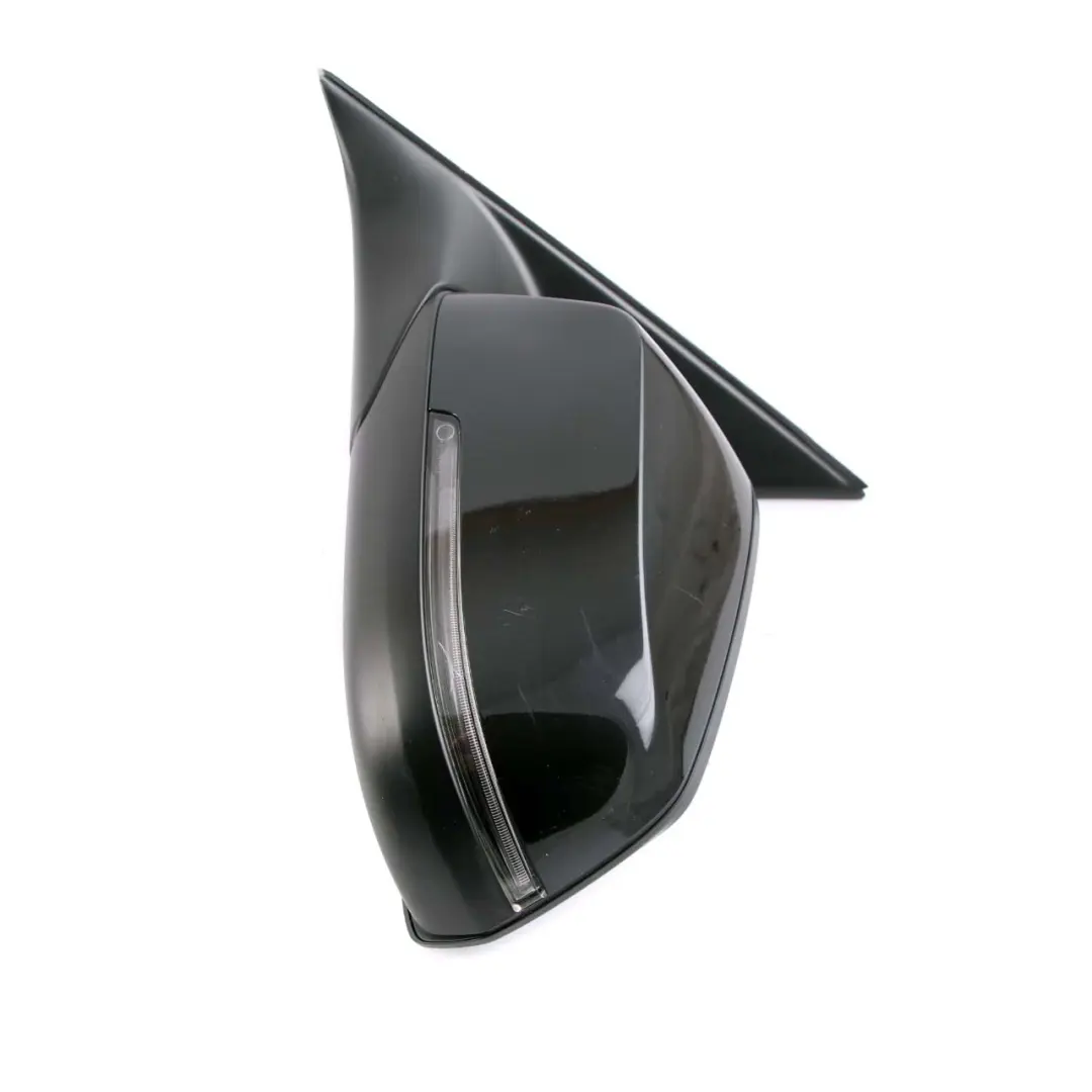Heated Left Wing Mirror N/S Black Sapphire Metallic 475 to BMW 5 Series F10 F11 with Part number 7350641 BMW 5 Series F10 F11 Heated Left Wing Mirror N/S Black Sapphire Metallic 475 - SKU rhd-7350641-BS - Part number 7350641