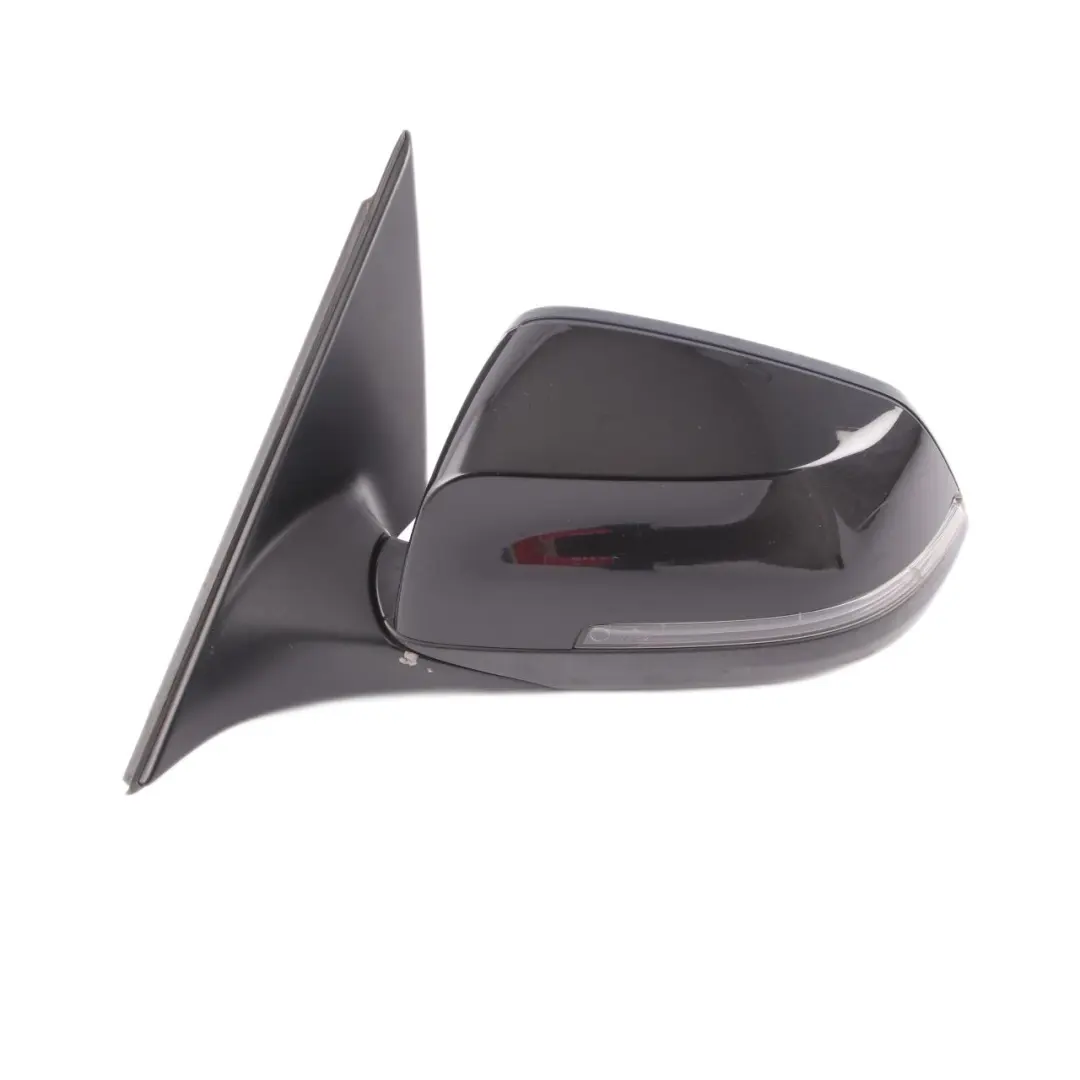  Wing Mirror BMW F10 F11 LCI 1 Heated Left N/S Door Schwarz 2 Black 668 - SKU rhd-7350641-SCH1 - Part number 7350641
