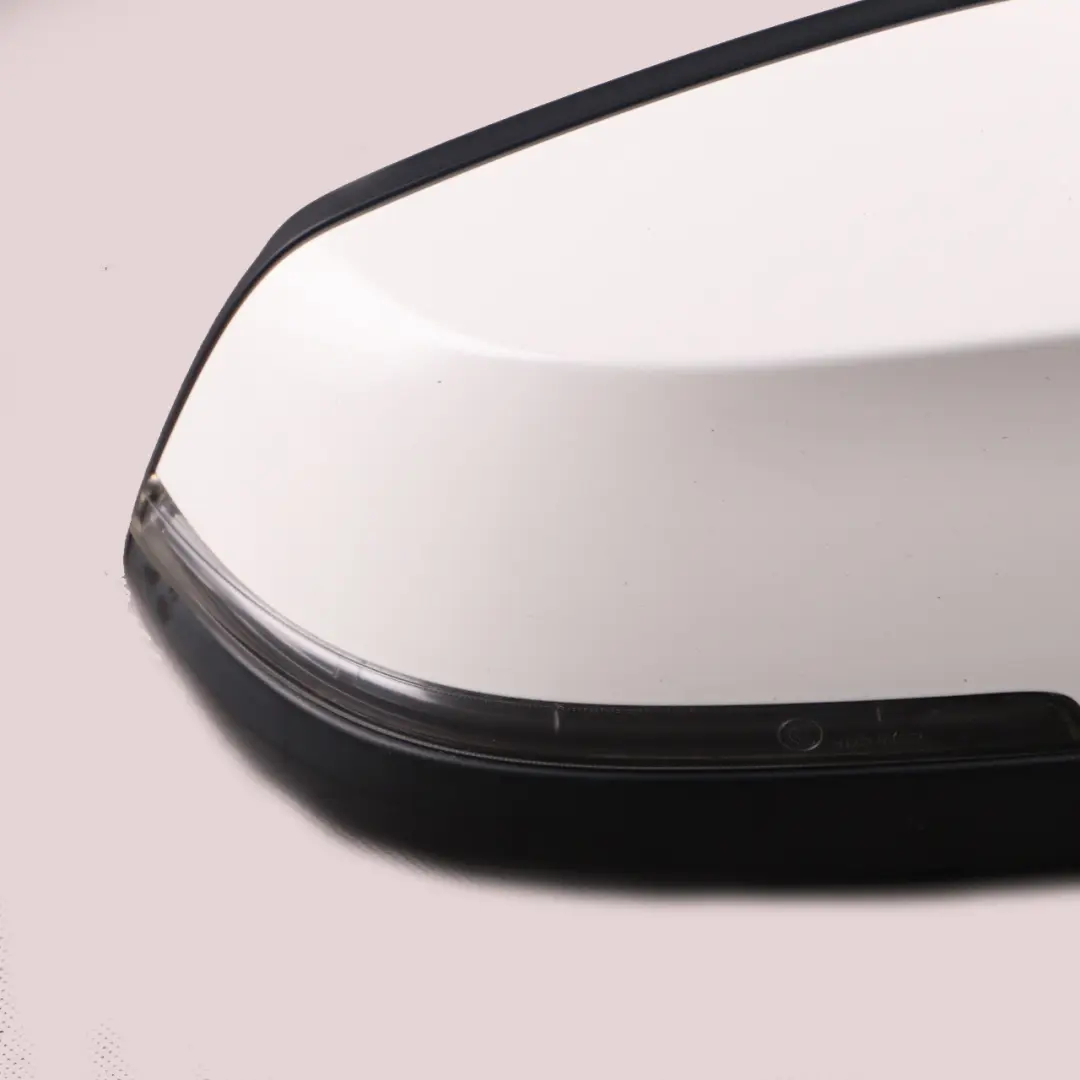 Outside Wing Mirror Heated Right Door O/S Alpine White - 300 to BMW F10 F11 LCI with Part number 7350642 BMW F10 F11 LCI Outside Wing Mirror Heated Right Door O/S Alpine White - 300 - SKU rhd-7350642-AW - Part number 7350642