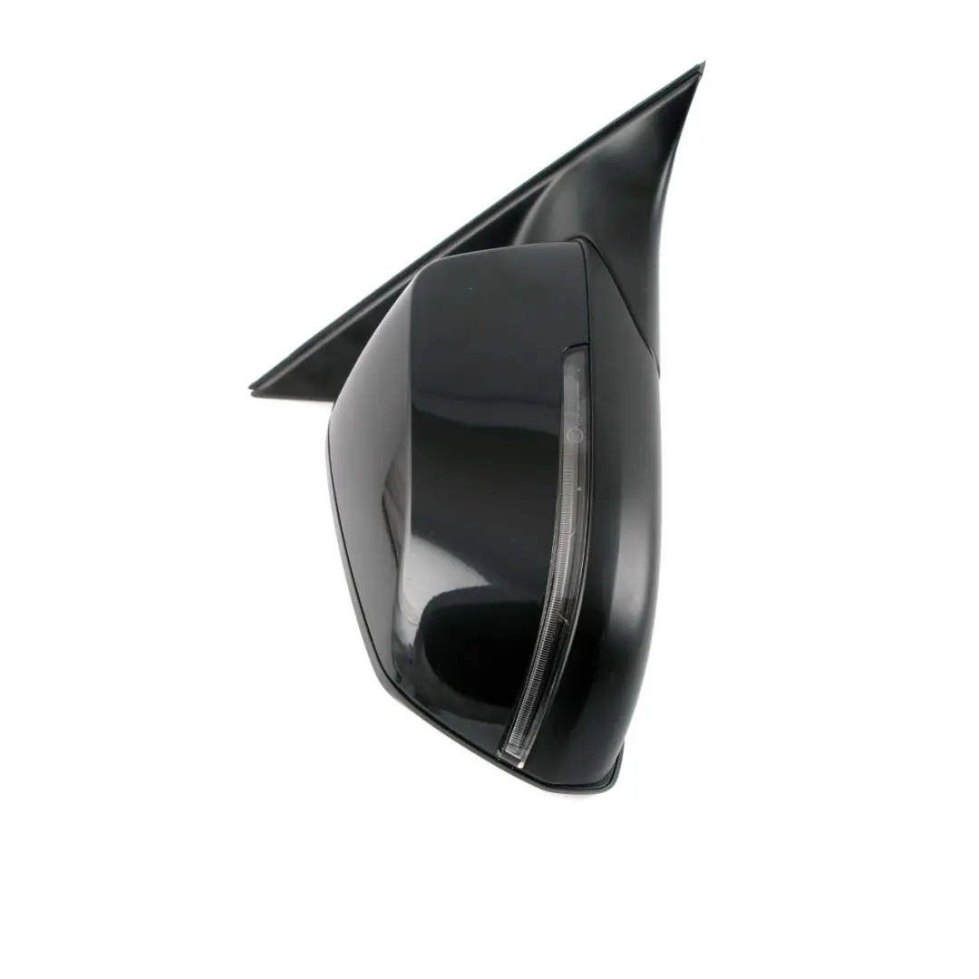 Heated Right Wing Mirror O/S Black Sapphire Metallic 475 to BMW 5 Series F10 F11 with Part number 7350642 BMW 5 Series F10 F11 Heated Right Wing Mirror O/S Black Sapphire Metallic 475 - SKU rhd-7350642-BS - Part number 7350642