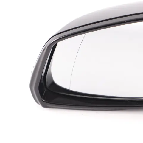  Wing Mirror BMW F10 F11 LCI Door Left N/S High Gloss Heated Black Sapphire - 475 - SKU rhd-7350645-BS1 - Part number 7350645
