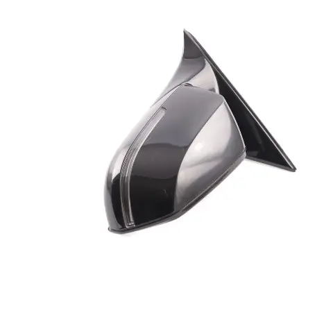  Wing Mirror BMW F10 F11 LCI Door Left N/S High Gloss Heated Black Sapphire - 475 - SKU rhd-7350645-BS1 - Part number 7350645