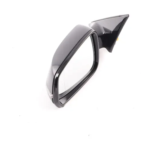  Wing Mirror BMW F10 F11 LCI Door Left N/S High Gloss Heated Black Sapphire - 475 - SKU rhd-7350645-BS1 - Part number 7350645