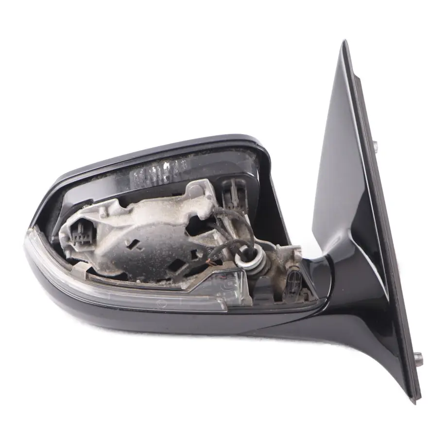  Wing Mirror BMW F10 F11 LCI High Gloss Outside 7 Pins Heated Door Right O/S - SKU rhd-7350646 - Part number 7350646