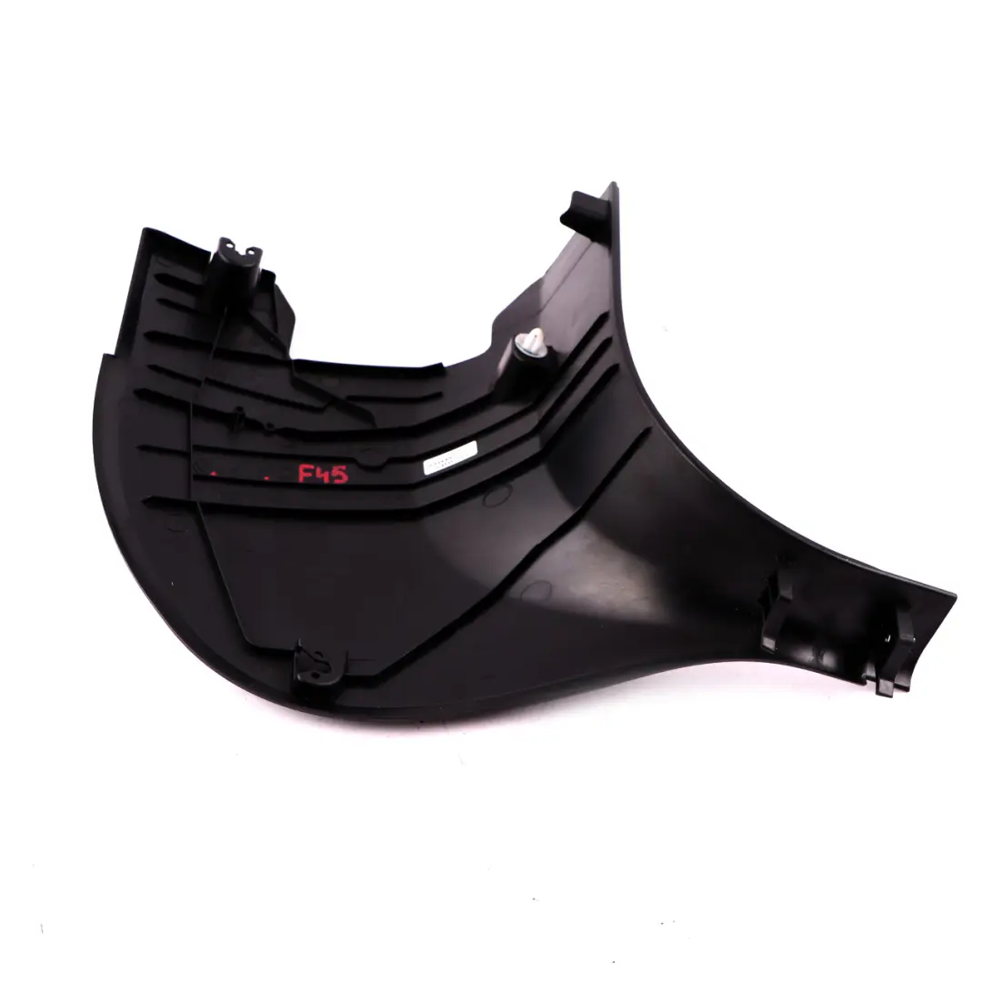 Lateral Trim Panel Leg Room Front Left N/S 7298815 to BMW F45 F46 Black Cover with Part number 7355015 BMW F45 F46 Black Cover Lateral Trim Panel Leg Room Front Left N/S 7298815 - SKU rhd-7355015 - Part number 7355015